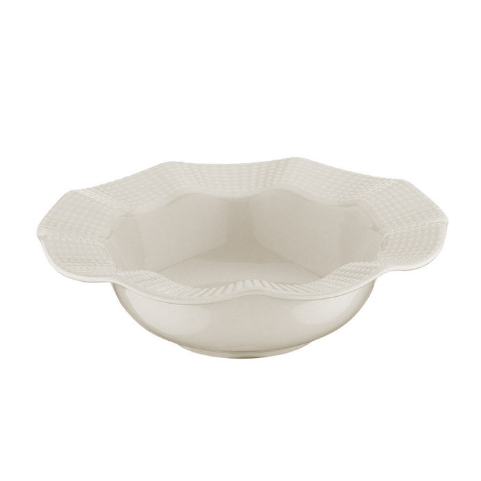 Hermia Vajilla de Porcelana de 24 Piezas en Crema